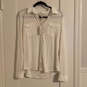 translucent white top from lucky brand!